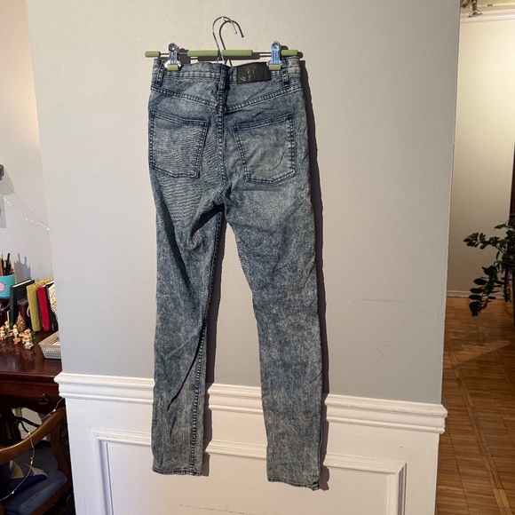ACID WASH JEANS SIZE 28 CHEAP MONDAY - Picture 2 of 4